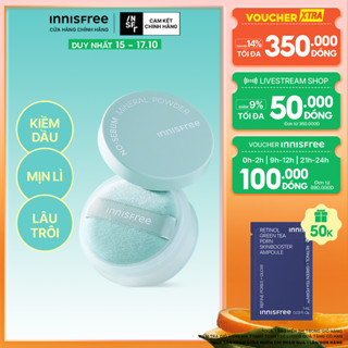 Phấn phủ bột kiềm dầu, mịn lì lâu trôi INNISFREE No Sebum Mineral Powder 5g