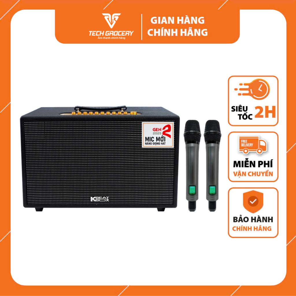 Loa Karaoke Bluetooth HiNet 3600 GEN2 - Bảo Hành 12 Tháng.