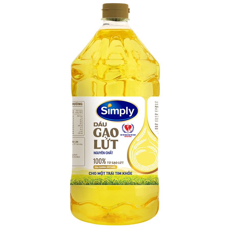 Dầu gạo lứt Simply 2L