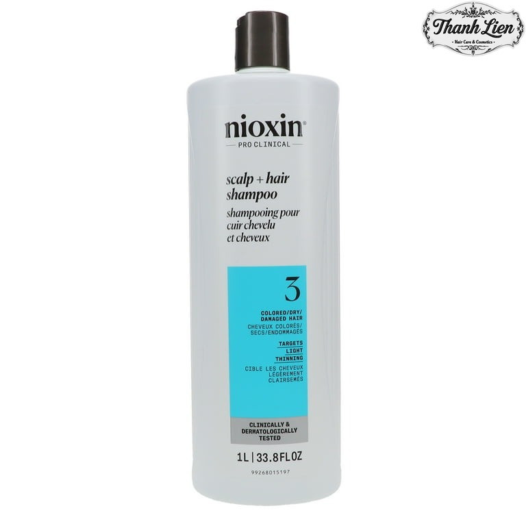 [ LT ] Dầu gội chống rụng tóc Nioxin System 3 Shampoo 1000ml - Colored Hair