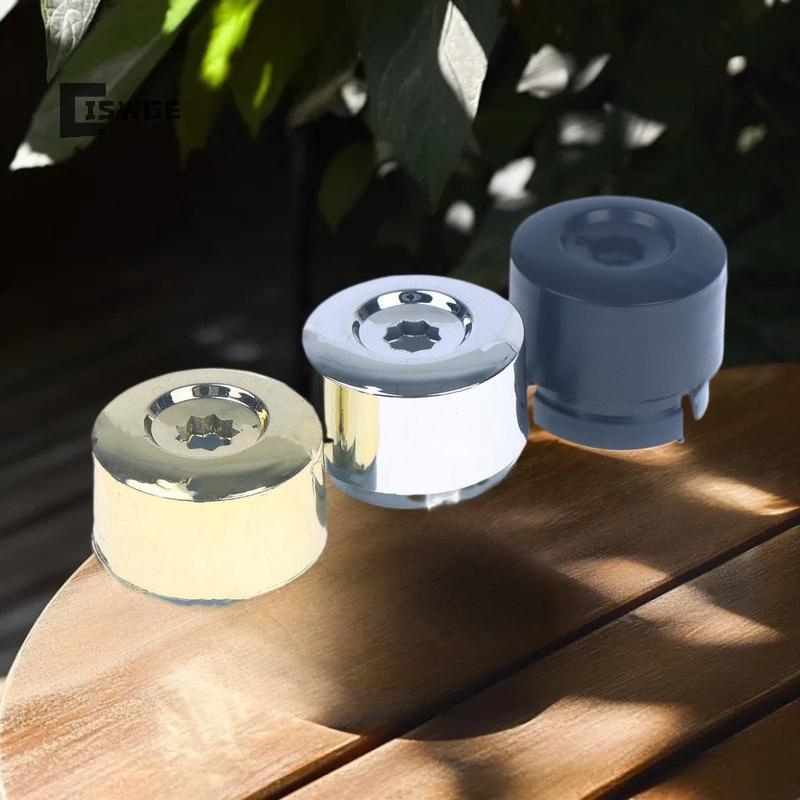 [CISWGE] 5 CÁI 7L6 601 173A 2ZZ Chrome Wheel Lug Bolt Nut Cap Cover Nhựa ABS với ba Chrome Finish ch