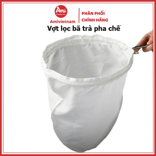 Túi vợt vải lọc bã trà, bã cafe pha chế tiện lợi (Chỉ túi - Size Vừa)