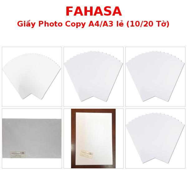 Giấy Photo Copy A4/A3 lẻ (10/20 Tờ)