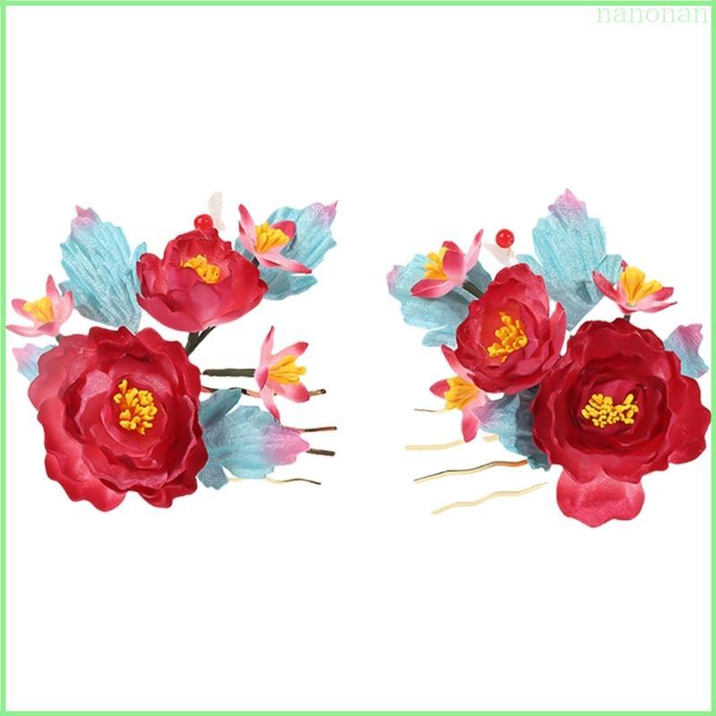 Nan Hoa Kẹp Tóc Barrette Buyao Kẹp Tóc Trang Sức Hoa Barrette