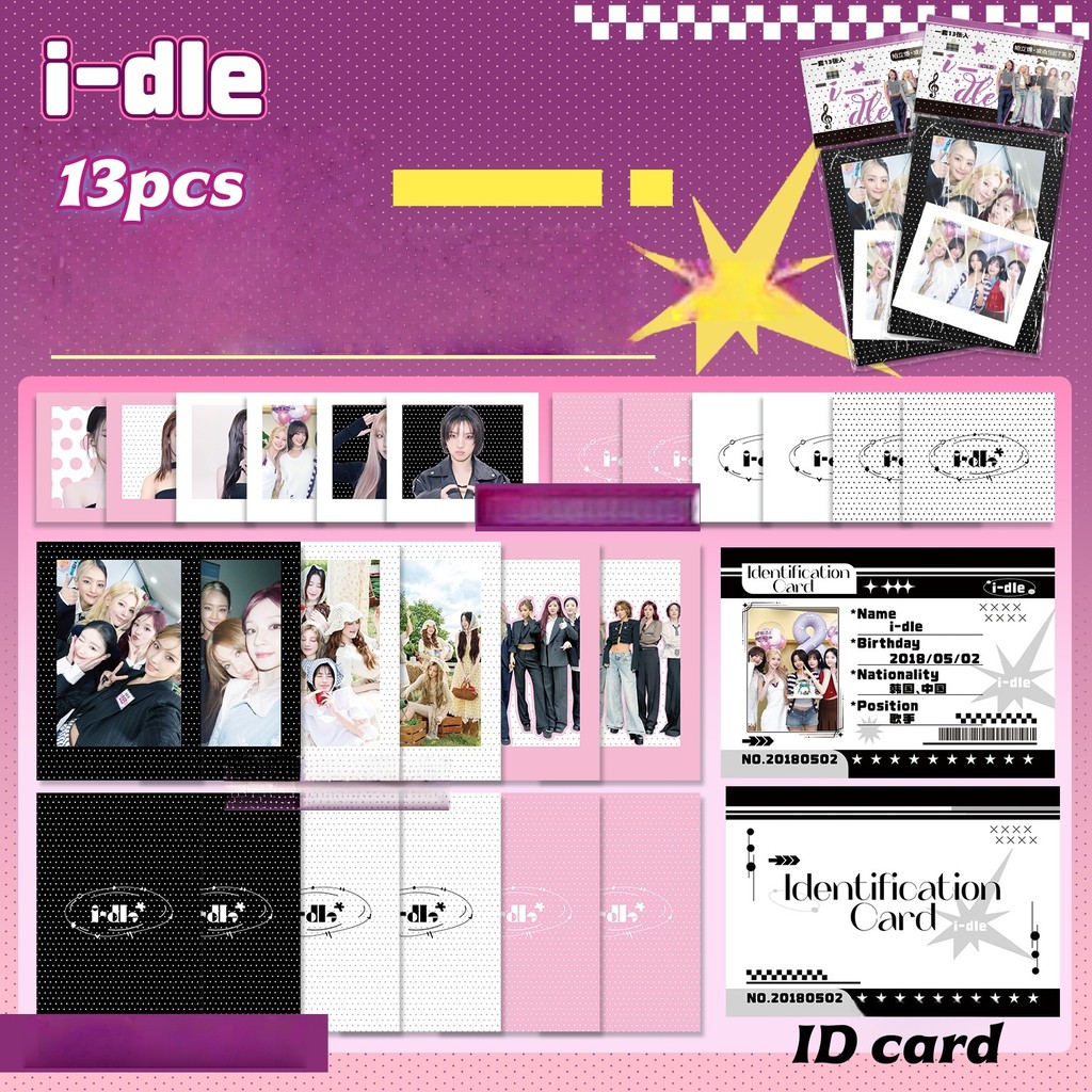 1-13 Chiếc IDLE SYNCOPATION Động Lực Lomo Cards YUQI PPMQ CHÚNG TÔI LÀ Light Stick CITY of SENSE Ngư