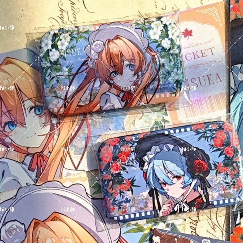 EVA / Asuka / Mặt dây chuyền vuông Evangelion Ayapo Rei Asuka phong cách mới / vtre