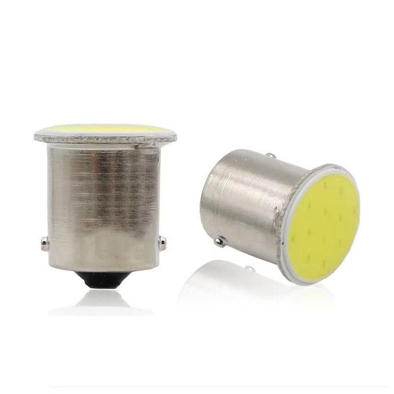 Yizhong Đèn led Ô Tô Bật Tín Hiệu 1156 1157 COB 12LED BA15S Xe Máy Đuôi Đèn Phanh