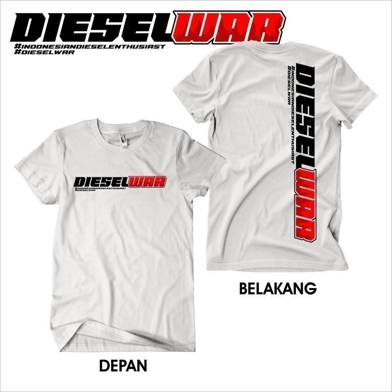 Thời trang Diesel 2026 Chiến tranh Diesel Áo thun Gank Power Cộng đồng ô tô Chiến tranh Diesel