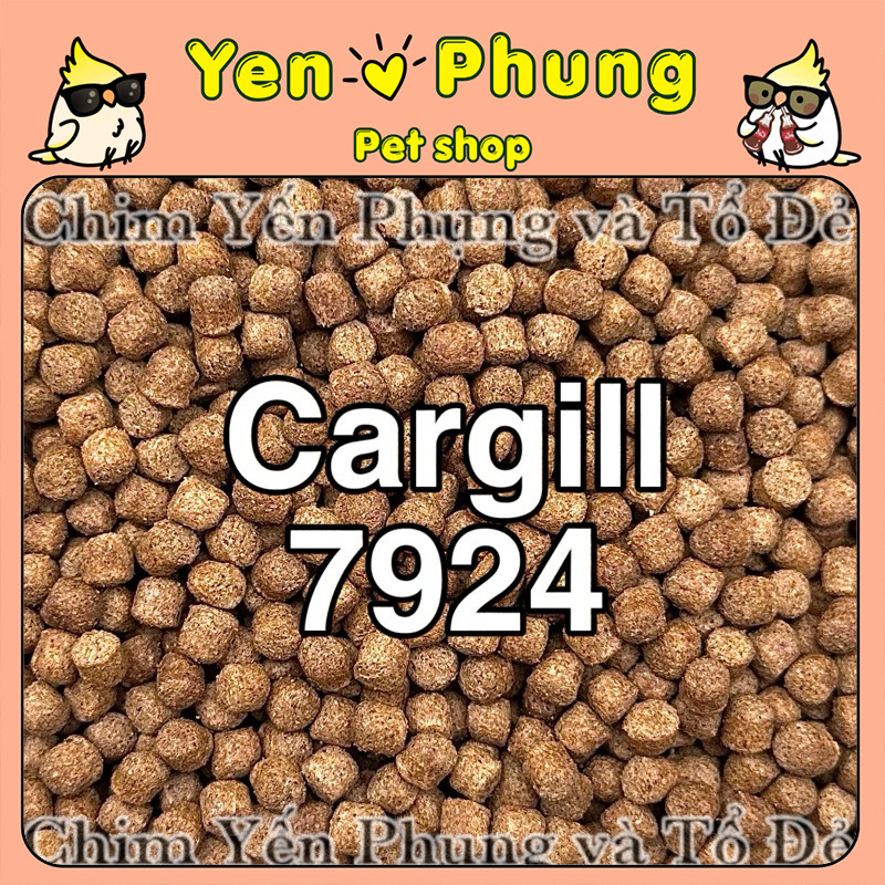 1kg Cám Cá Chép Cargill 7924 Nền Vàng – Cám Cá Nuôi & Câu Cá