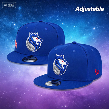 Nam Sacramento Kings New Era Blue 2024 / 25 City Edition 9FIFTY Snapback Hatt Mũ bóng chày, Tấm che 