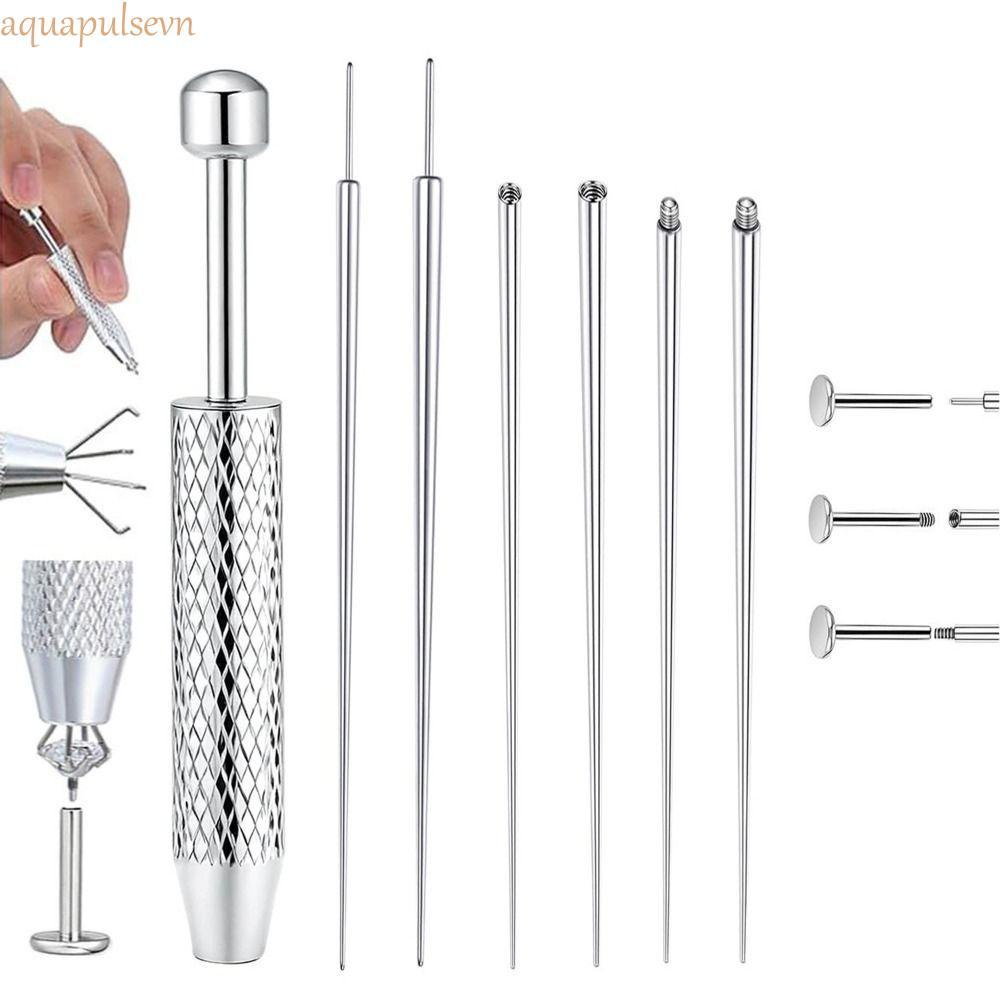 AQUA Piercing Taper Tool, Dụng cụ bôi bông tai bằng thép không gỉ Dụng cụ xỏ khuyên, Dụng cụ xỏ khuy