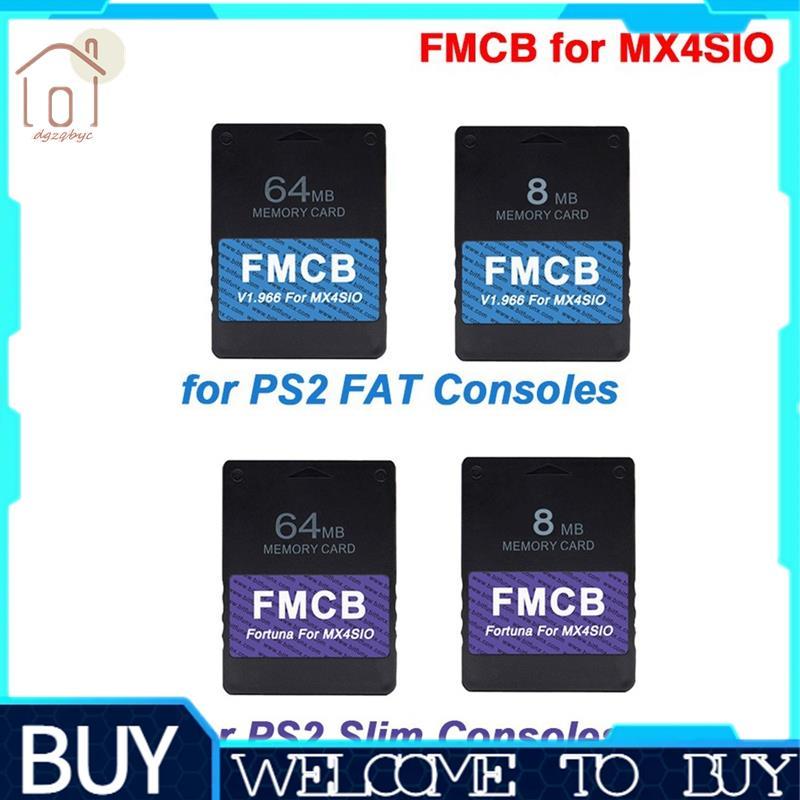 Thẻ FMCB 64MB V1.966 cho PS2 MX4SIO SIO2SD Bộ chuyển đổi thẻ SD được cài đặt OPL cho bảng điều khiển