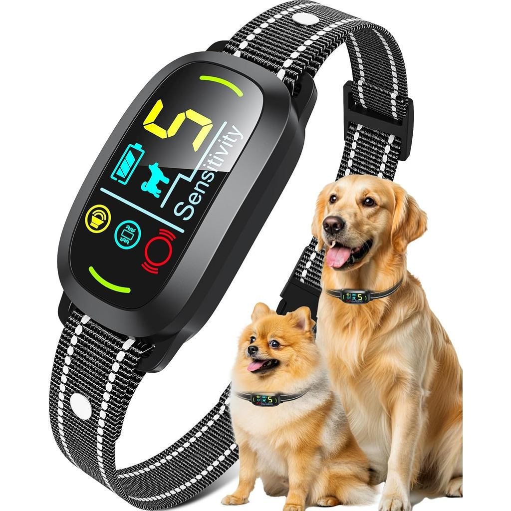 art AI Bark Collar for Large Medium all Dogs, Anti Barking Device with 5 Training Modes, Exclusive F