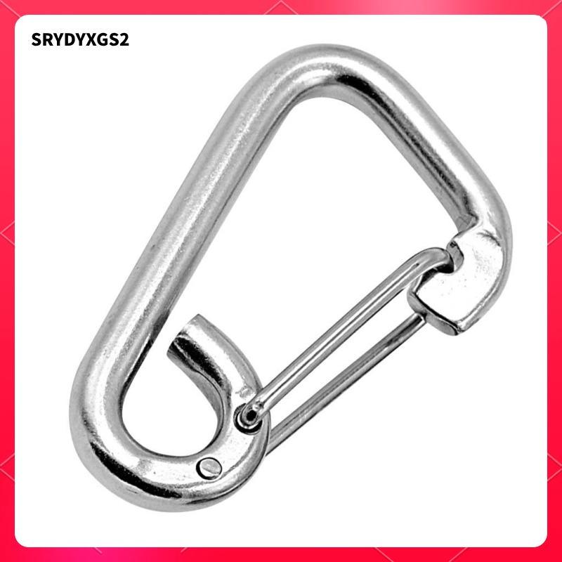 Móc khóa móc khóa móc khóa bằng thép không gỉ 304 - Bạc, M6 60mm