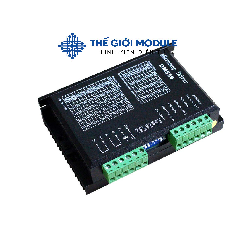 [Có sẵn] Mạch điều khiển động cơ bước 5.6A DM556 - thegioimodule