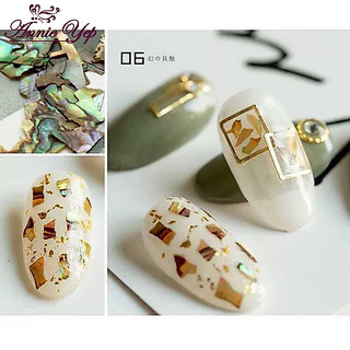 Xà cừ miếng vân gỗ ( set 12 hủ ) trang trí móng