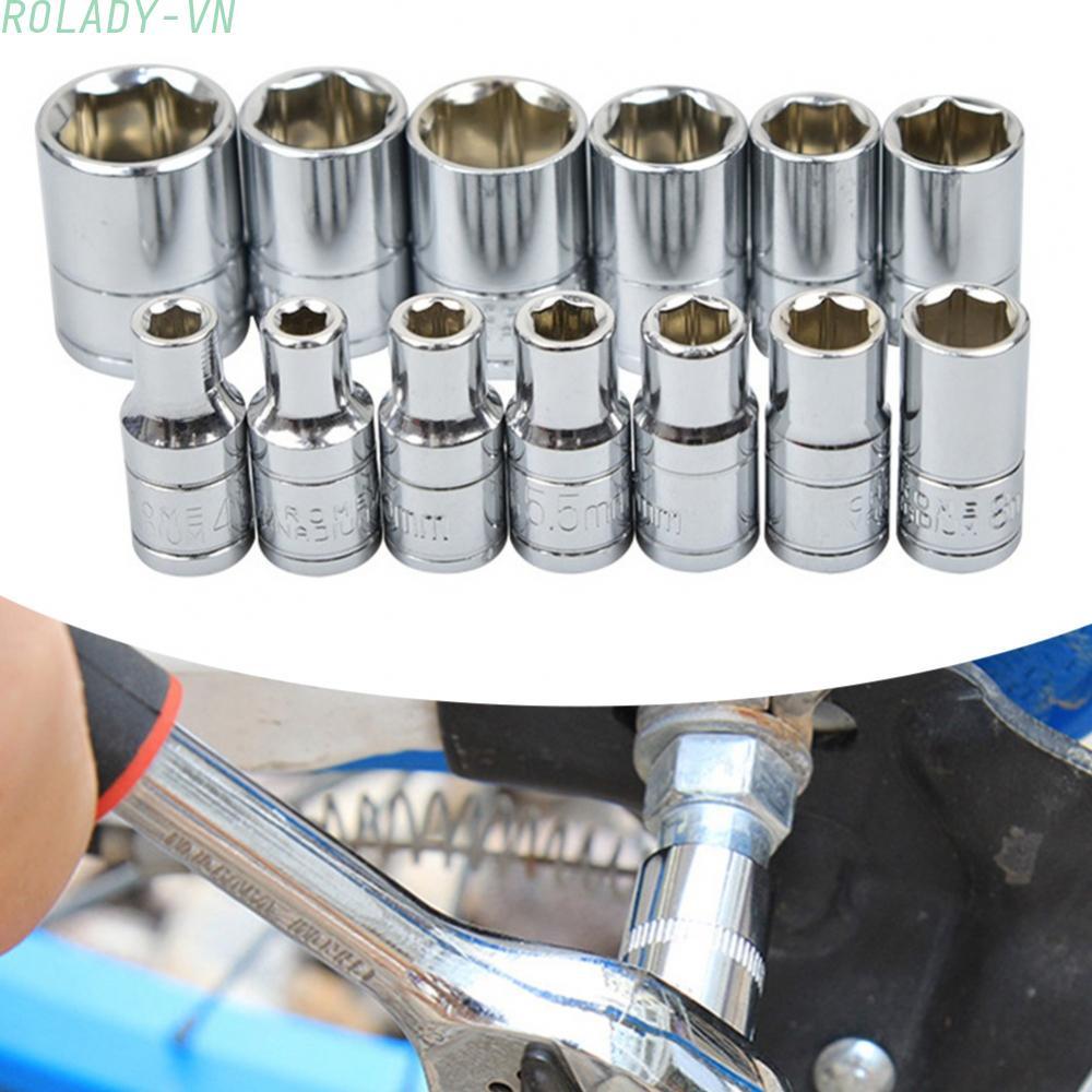 #ROYALLADY#1pc 14 Socket Wrench Head Sleeve Hand Tool for Auto Repair and Removal