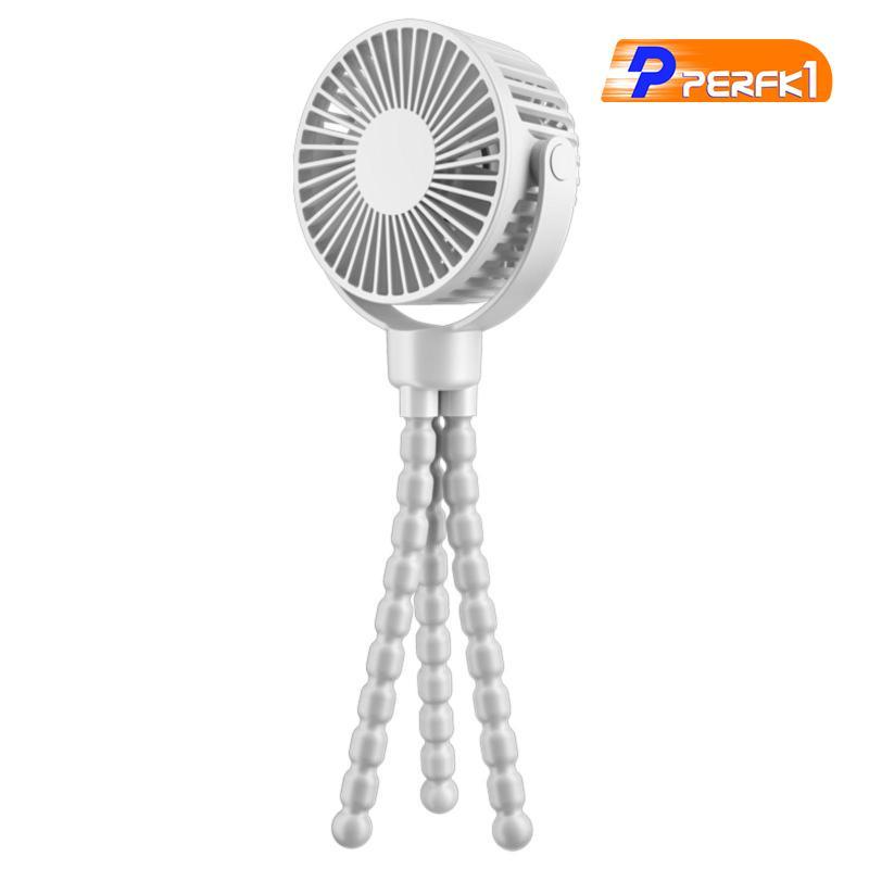 Quạt kẹp có chân máy linh hoạt Quạt bạch tuộc nhỏ gọn Ventilador Para Cochecito a Batera Ventilador 