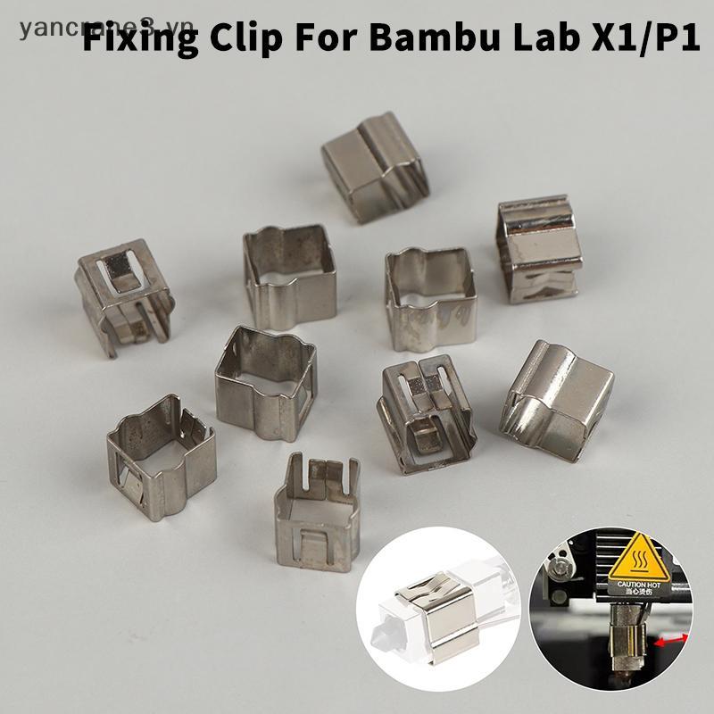 {YAN} 10 / 20 Kẹp cố định cho Bambu Lab X1C / H2D / P1P / P1S Hotend Thermistor / Phụ kiện kẹp sưởi 
