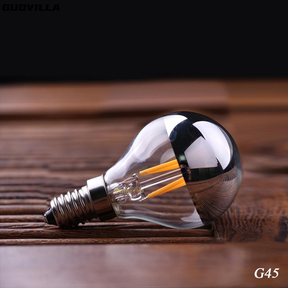 Bóng đèn pha lê GUDVILLA, Bóng đèn LED 4W màu trắng ấm, 2023 E12 / E14 / E26 / E27 2200K 2700K Bóng 