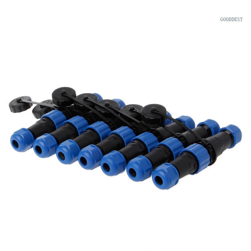 GOO SP16 IP68 Cáp ổ cắm hàng không Đầu nối nội tuyến 3 4 5 6 7 9 Pin IP68 Nguồn điện Cáp chống nước 