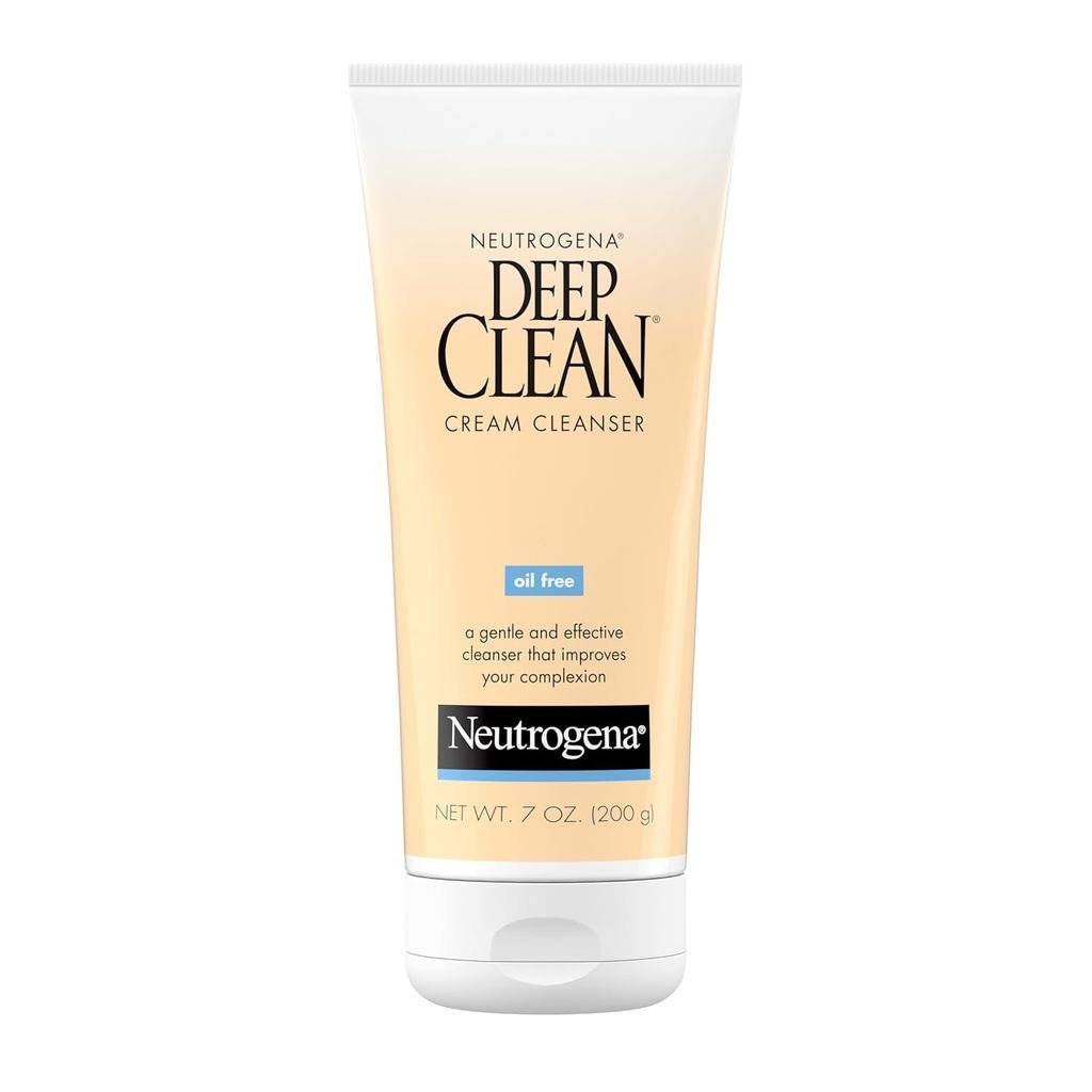 NeutrogenaDeepCleanDailyFacialCleanserwithBetaHydroxyAcidtoRemoveDirt,Oil&Makeup,Alcohol-Free,Oil-Fr