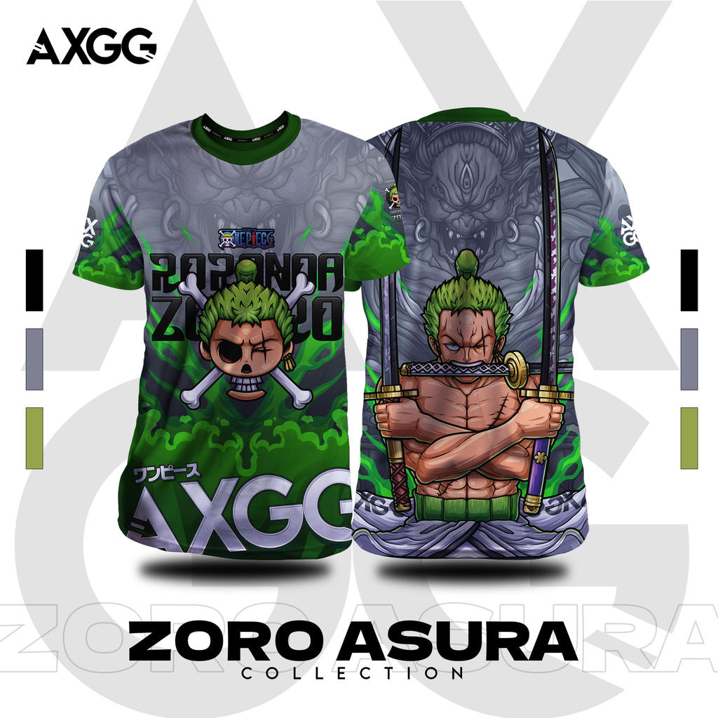 Axgg 'One Piece - Zoro Asura' / Áo thun dài tay