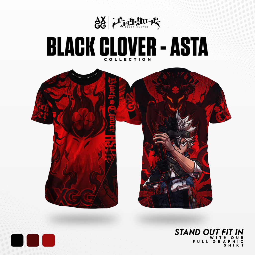 Áo thun Anime Axgg 'Black Clover'