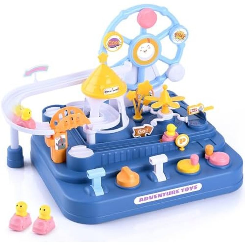 Magnetic Car Race Track for Toddler 3+ Educational Stem Toys Montessori Toys for 3 Year Old to Devel