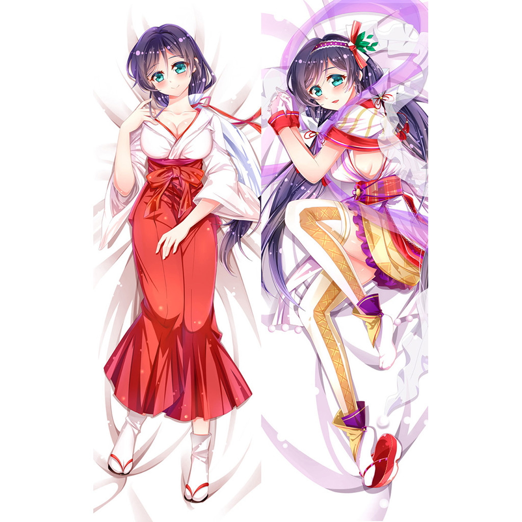 Nozomi tojo Dakimakura Anime Body Gối In Hai Mặt 2WAY Vỏ Gối Kích Thước Thật