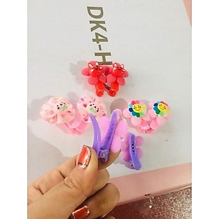 kẹp tóc mái cute cho bé:2 kẹp