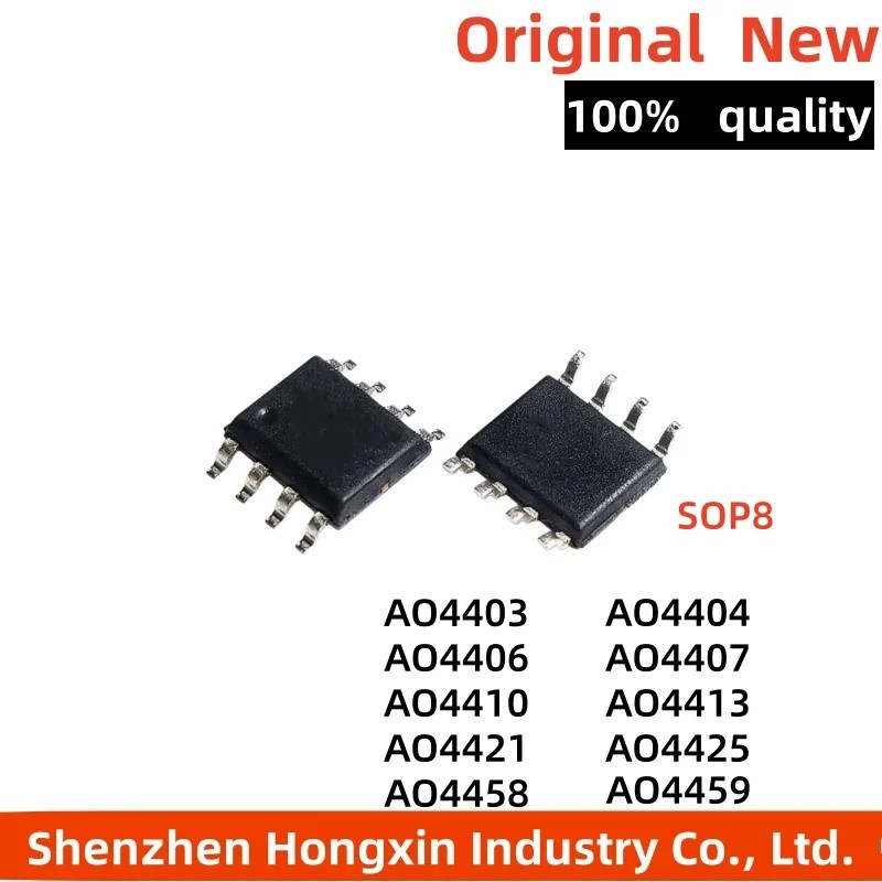 5 CÁI AO4406 AO4403 AO4410 AO4404 AO4407 AO4413 AO4425 AO4421 AO4458 AO4459 SOP Chip ic Bán buôn