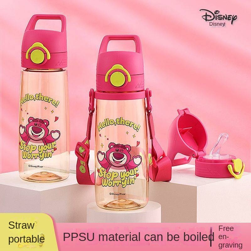 PPSU Material Strawberry Bear Children's Cups Elementary School Girl School Dedicated Cup Kindergart