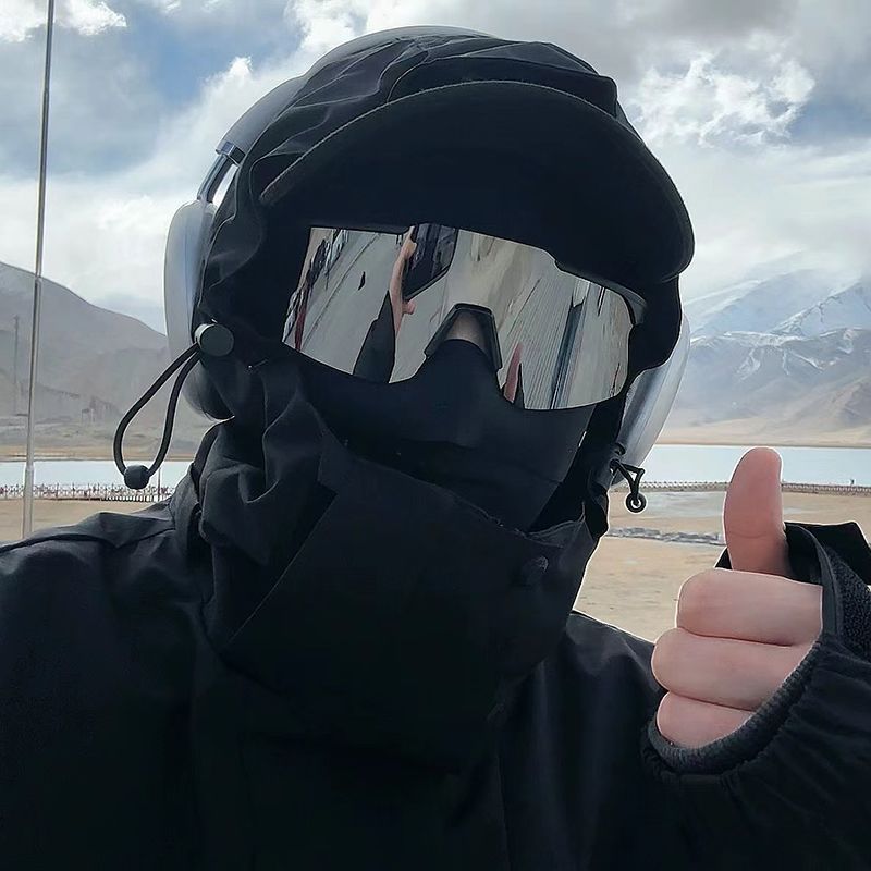 骑行护目镜男士大框墨镜滑雪登山防风眼镜& 防紫外线太阳镜女显脸小Windproof and sand goggles, riding goggles, electric motorcycle dust