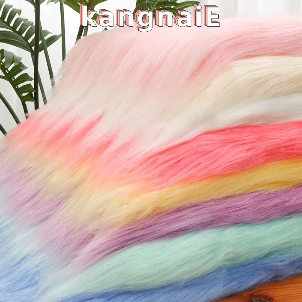 Vải Lông Thú Giả KANGNAI, Vải Lông Thú Giả Dài 9cm, Phụ Kiện May 25x45cm Tóc Dài Vải Râu Thủ Công