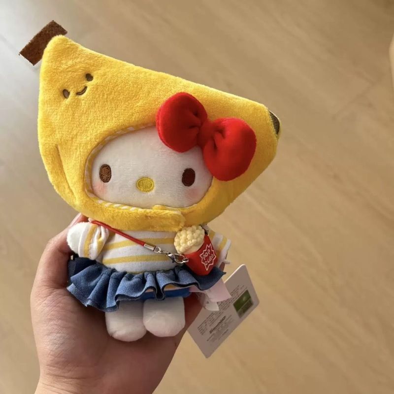 Banana Pie Hello Kitty Túi Mặt Dây Chuyền Búp Bê Sang Trọng Dễ Thương Móc Khóa Quà Tặng Cho Ai Đó