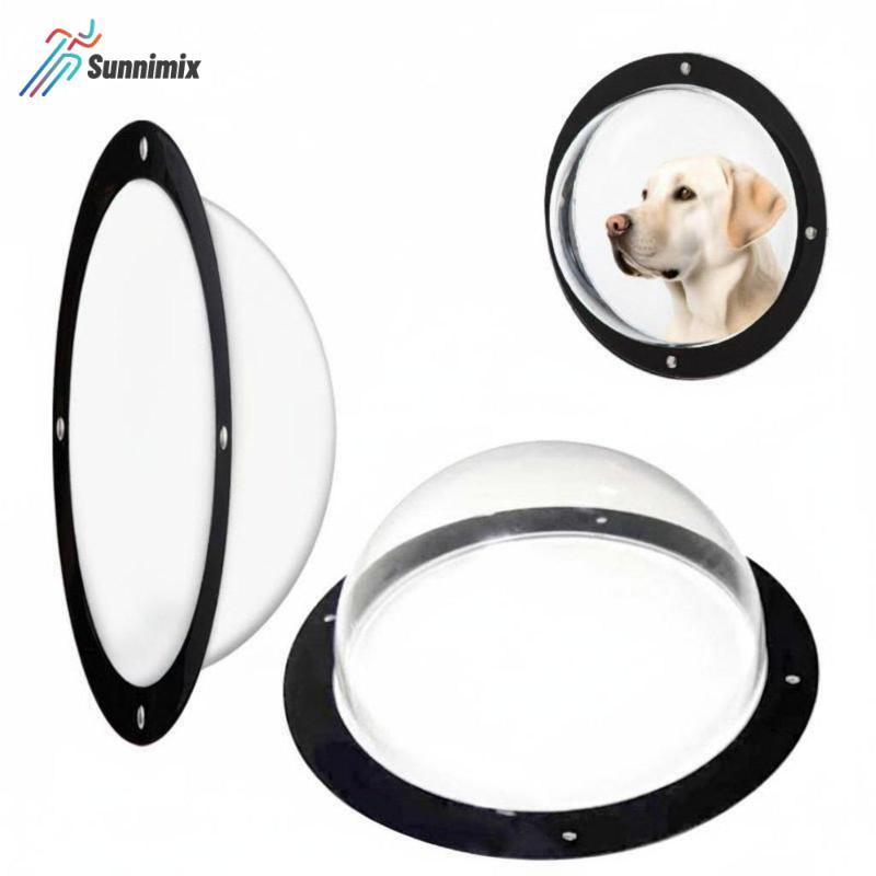 Sunnimix Trong Suốt Pet Window Cover Clear View Pet Window Dome Chắc Chắn Chống Trầy Xước Cho Mèo, N