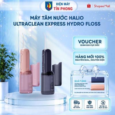 Máy tăm nước Halio UltraClean Express Hydro Floss - 4 đầu phun - Bảo hành chính hãng 24 tháng