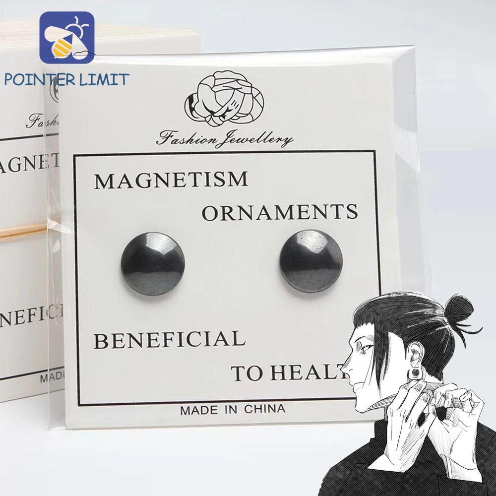 POINTER LIMIT Bông tai đen, Anime Jujutsu Kaisen Geto Suguru Cosplay Earless Piercing, Fancy Di Động
