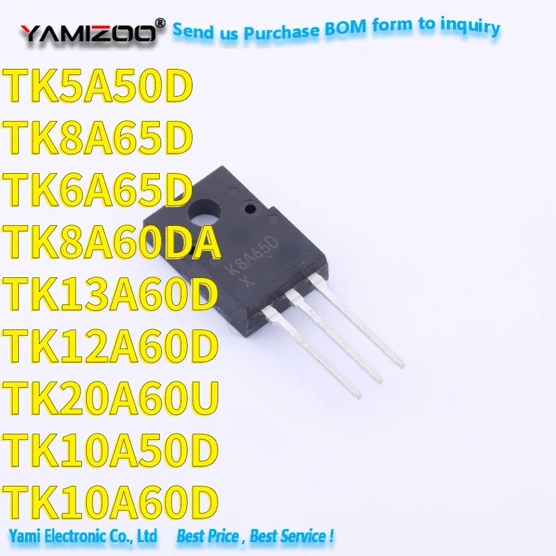 5 Chiếc K8A60DA TK8A60DA TK5A50D TK6A65D TK8A65D TK10A50D TK10A60D TK12A60D TK13A60D TK20A60U 5A50D 