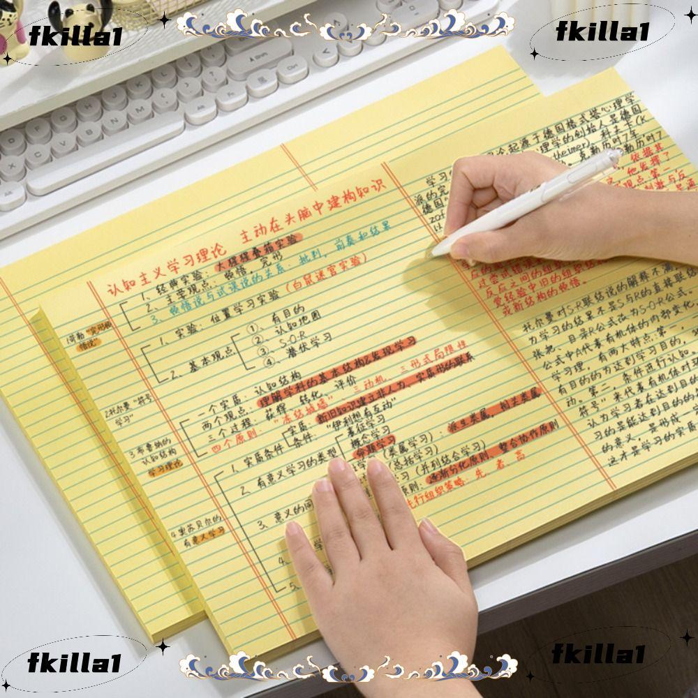 Sổ tay FKILA 50 tờ A3, Giấy dự thảo kế hoạch tư duy A3, Học sinh dày có thể xé được Viết giấy tờ phá