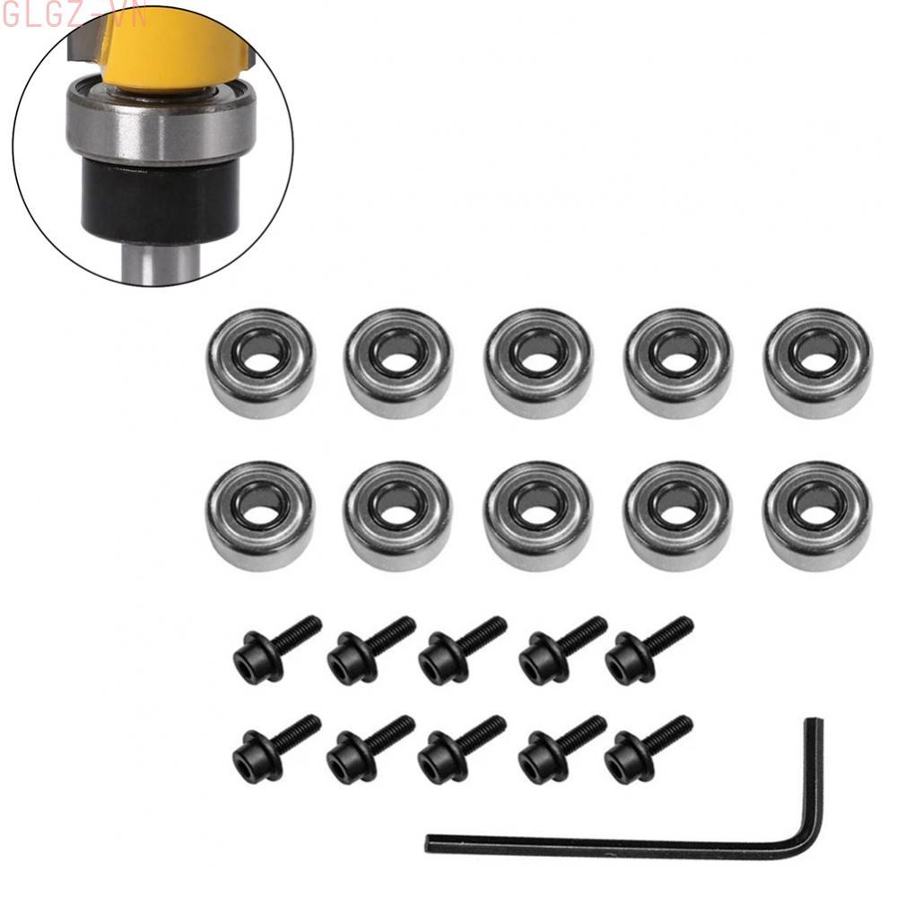 Replace or Repair Damaged For Router Bit Bearings Top Mounted Guide 12 7mm Size