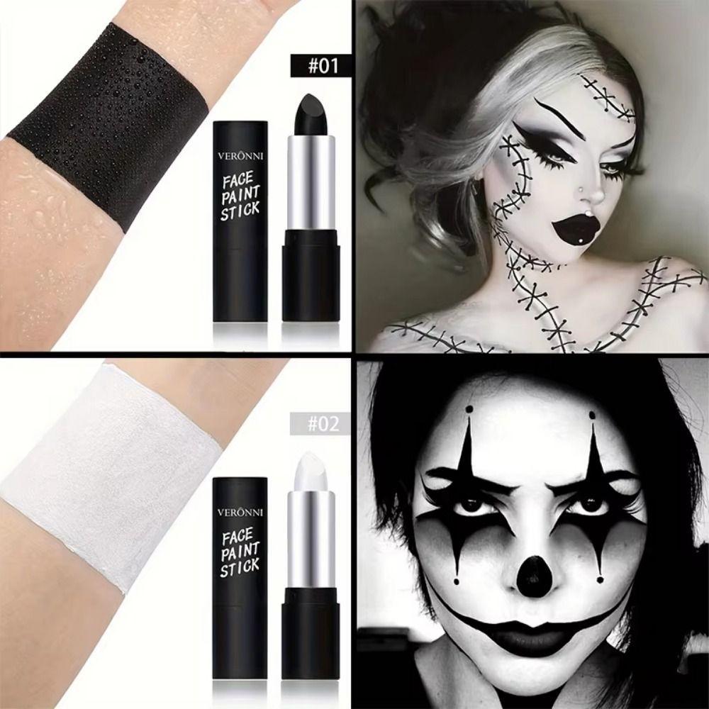 WORLDGATEWAY Body Art Paint Sticks, Face & Body Paint Quick-Dry Halloween Face Painting Stick, Trang