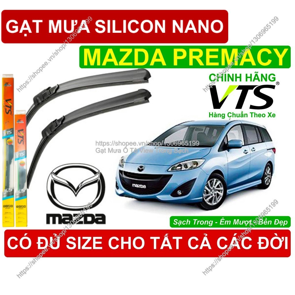 K5, Gạt Mưa Kính Lái Mazda Premacy, Cặp Gạt Mưa Kính Lái Cho Các Dòng Xe Mazda Premacy,  Mazda Prema