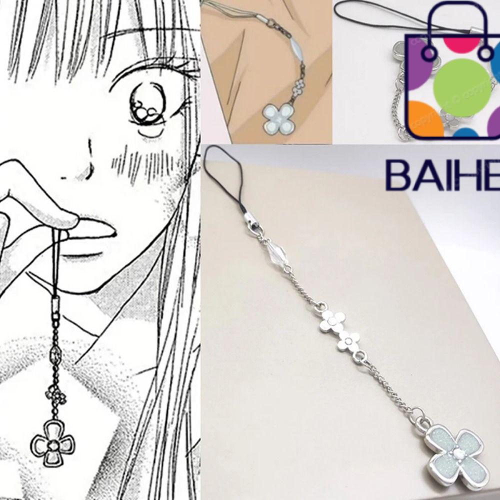 BAIHEE 1 Mặt Dây Chuyền Hoa, Truyện Tranh Anime Kurunuma Sawako Kazehaya Shouta Dây Điện Thoại, Hợp 