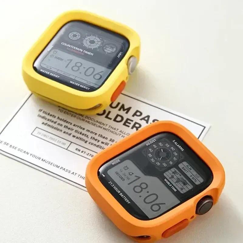 Ốp Lưng TPU Rỗng Bảo Vệ Màn Hình Cho Apple Watch Ultra / SE 3 2 Series 11 10 9 8 7 6 IWatch 49 46 45