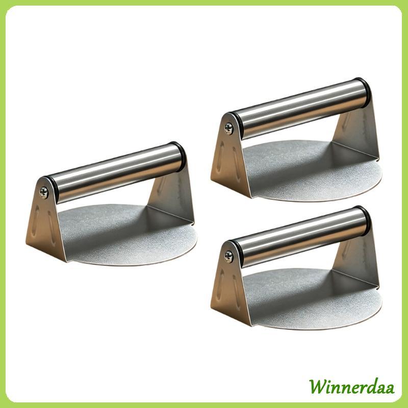 WINN Steel Patty Press Smash Burger Press có tay cầm nâng lên để làm Burger