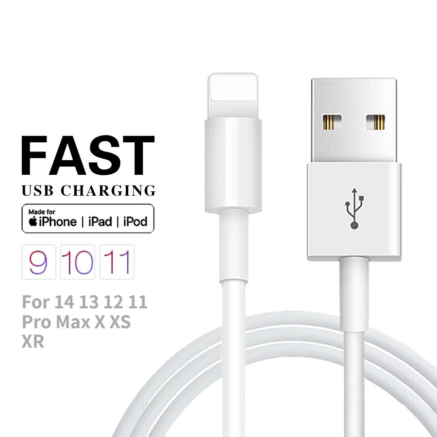 Lightning (8pin) Dành Cho Sạc iPhone Sạc Nhanh Tương Thích Cho iPhone 14 Plus 13 12 11 Pro Max X XS 