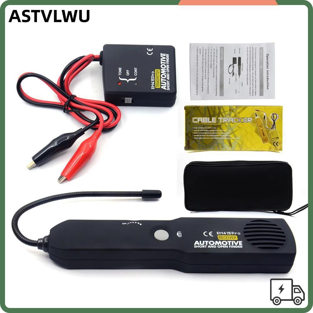 ASTVLWU Tracker & Open Wire Finder, Cáp ngắn ô tô EM415PRO bền bỉ, Universal EM415 6-42V DC Find Car