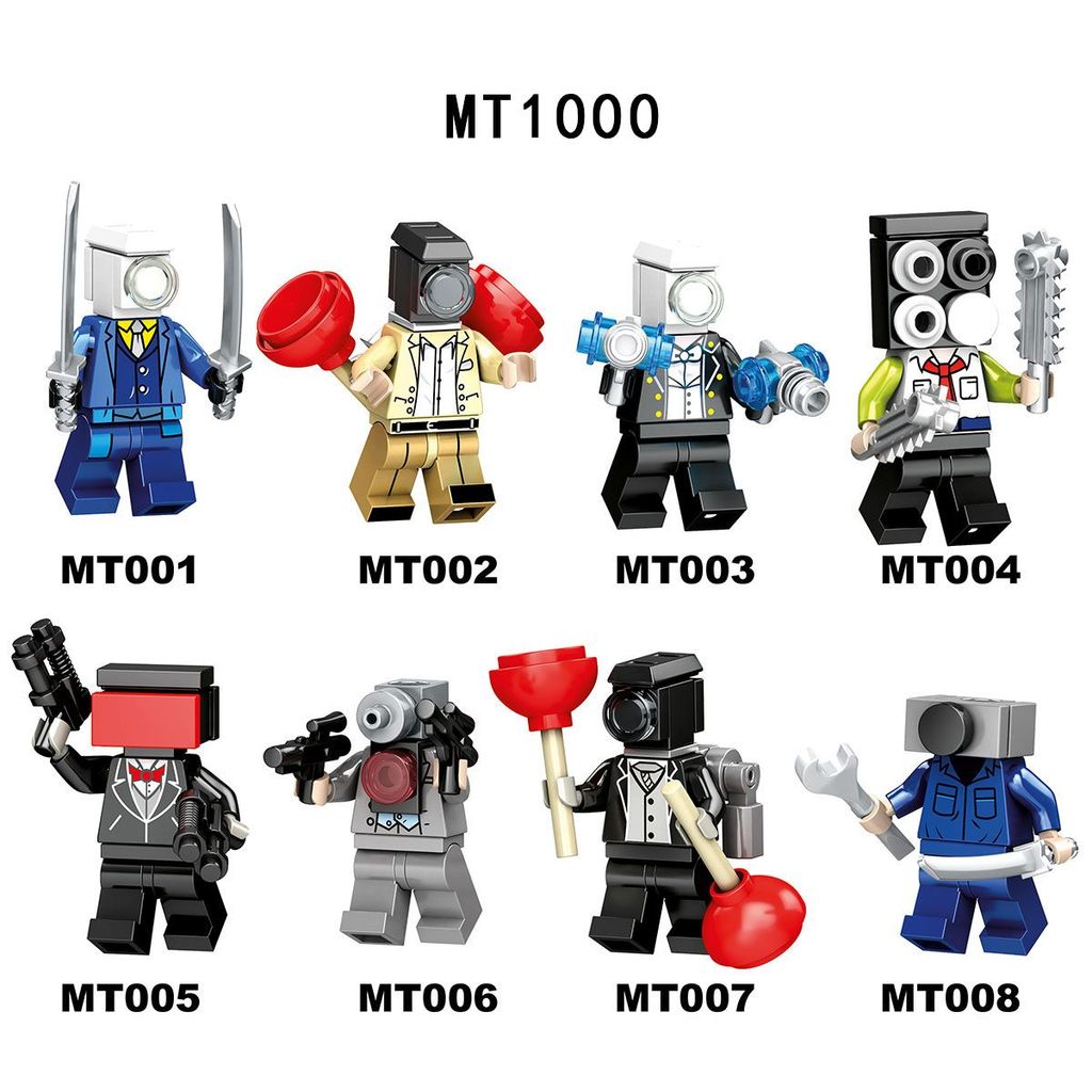 lego skibidi toilet mô hình lego Người đi vệ sinh VS người giám sát Super Titan TV người âm thanh ng